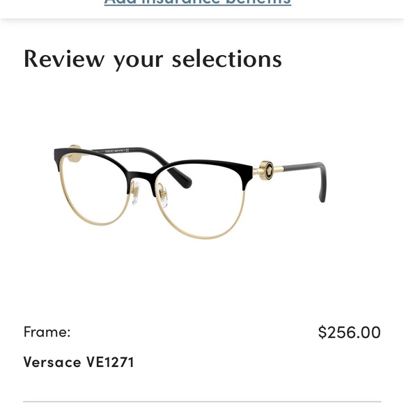 Versace Accessories Versace Frames And Case Poshmark